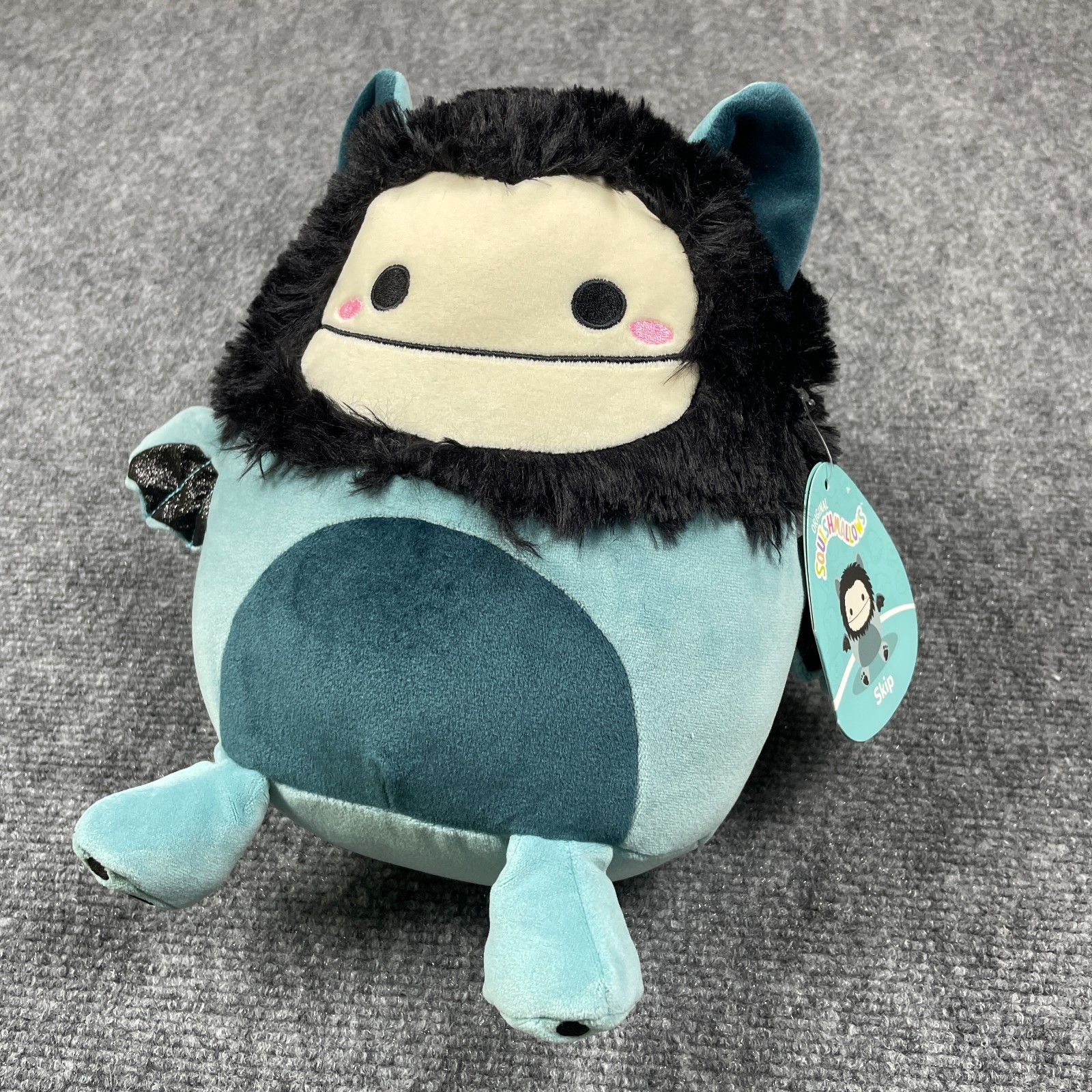 Squishmallows Skip The Bigfoot Blue Bat Hybrid Plush Toy 8” NWT Yeti Sasquatch