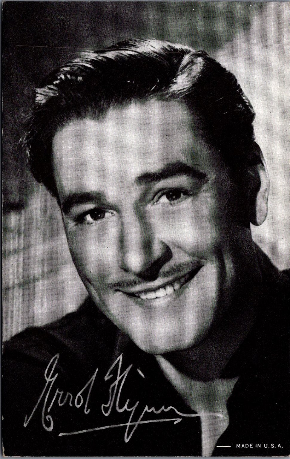 Vintage Errol Flynn Mutoscope Card Real Photo Postcard Hollywood Star B&W Vintage Errol Flynn Mutoscope Card Real Photo Postcard Hollywood Star B&W