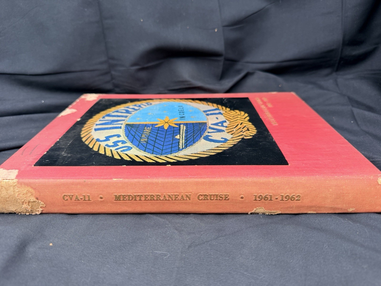 USS Intrepid CVA-11 Mediterranean Cruise Book 1961-1962 Navy Yearbook Carrier