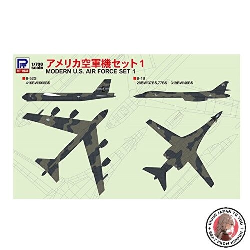 Pit-Road 1/700 Skywave US Air Force Aircraft Set 1 Plastic Model S46