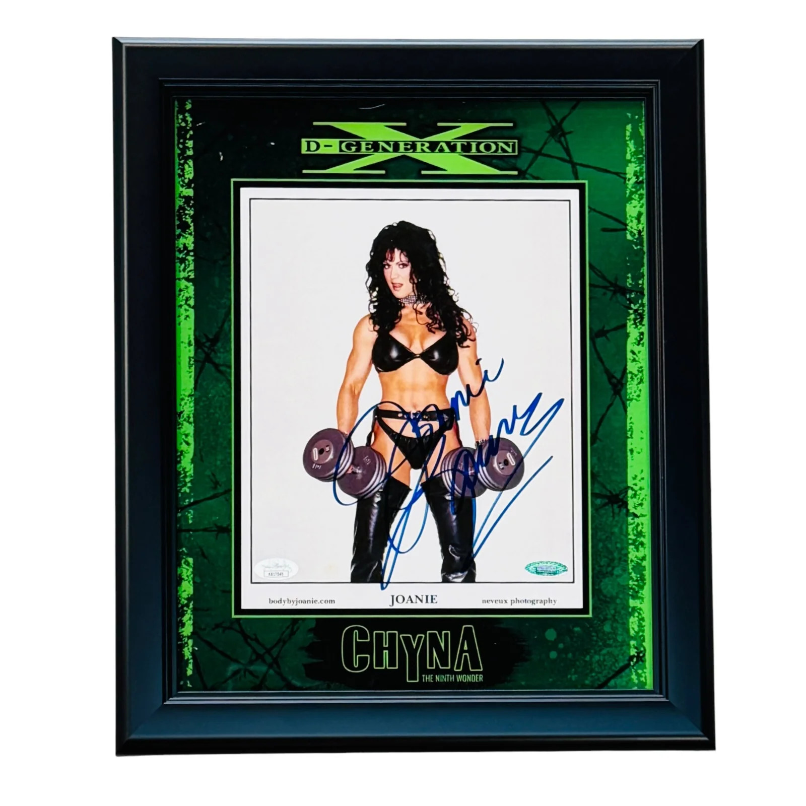 Joanie Laurer CHYNA Autographed D-Generation X Deluxe Framed 8x10 Photo - JSA