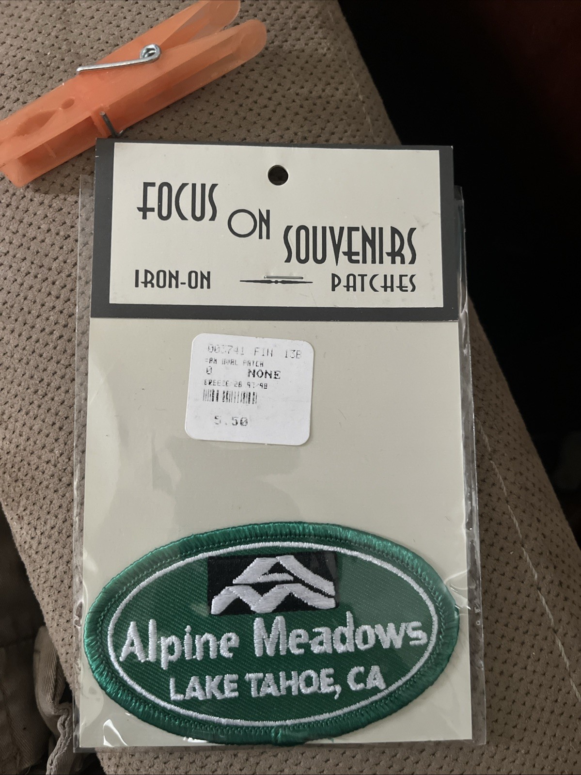 Alpine Meadows Lake Tahoe, CA Souvenir Iron-on Corn patch New in package Retro Alpine Meadows Lake Tahoe, CA Souvenir Iron-on Corn patch New in package Retro