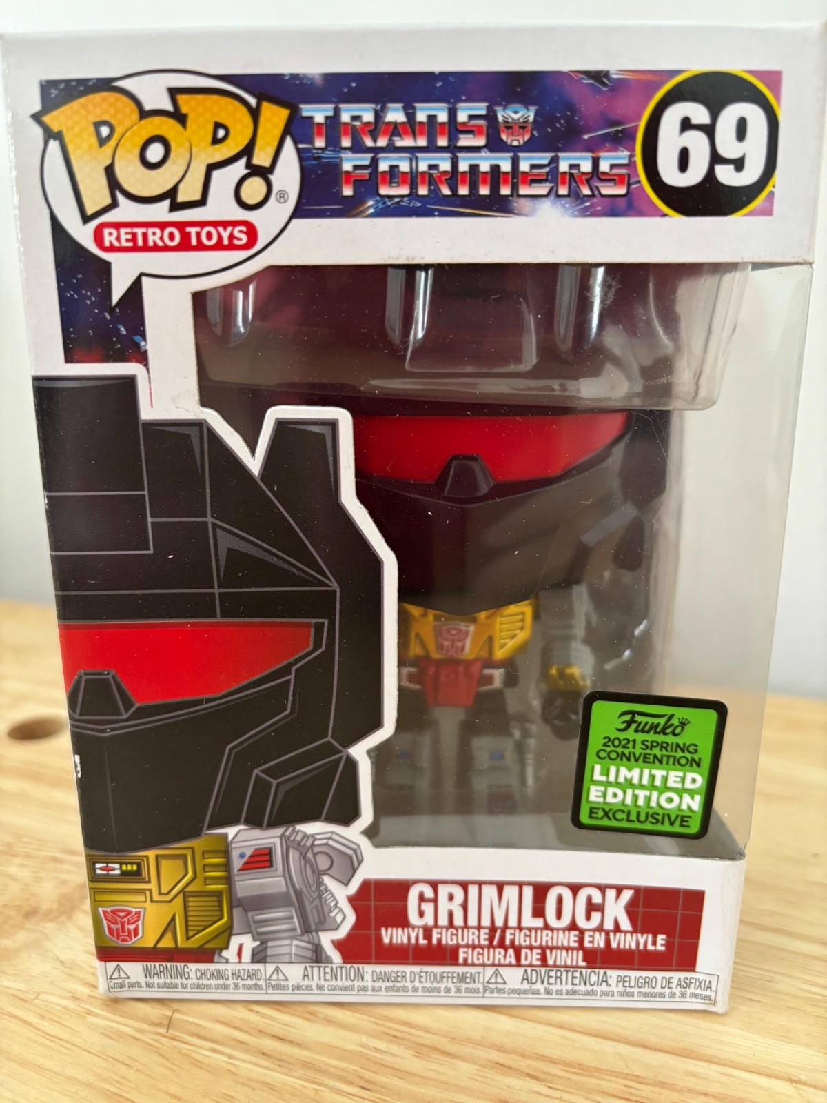 Funko Pop Retro Toys Transformers #69 Grimlock 4\
