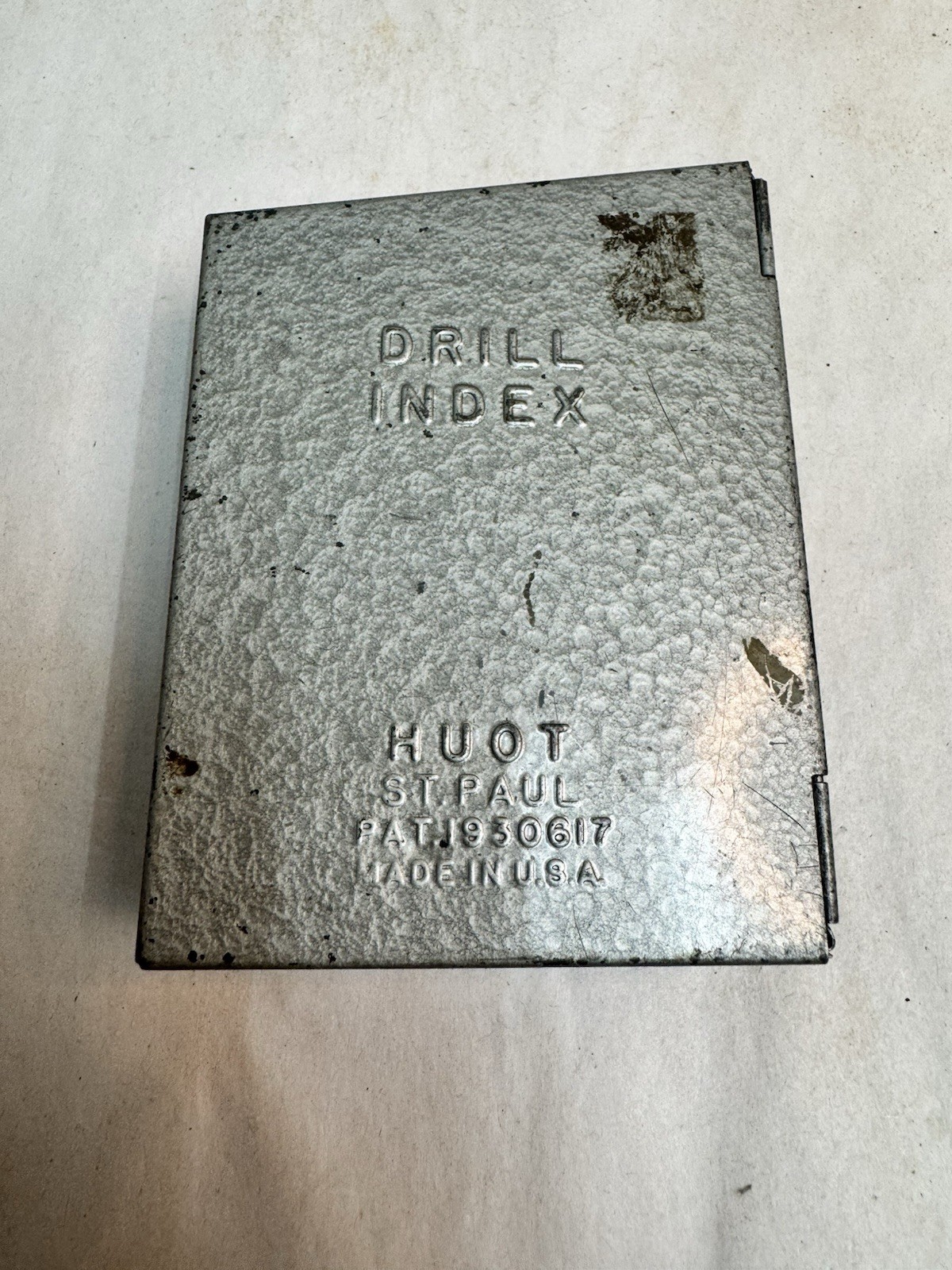 Vintage HUOT Drill Index Set of 60 Bits From .040 to .228 Antique 1930617