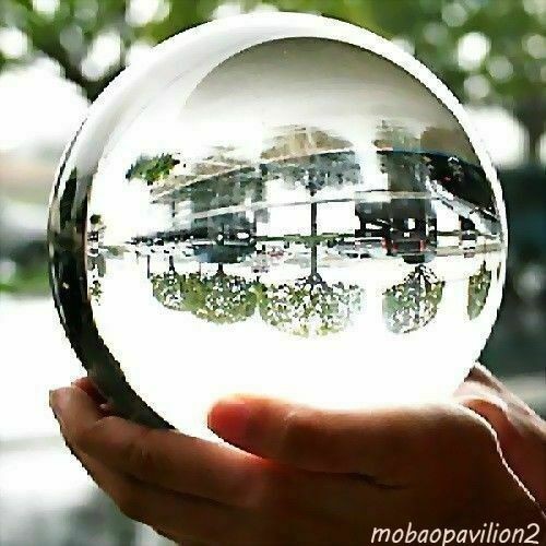 100MM+stand New Natural Clear Sphere Large Crystal Ball Healing Stone Decor