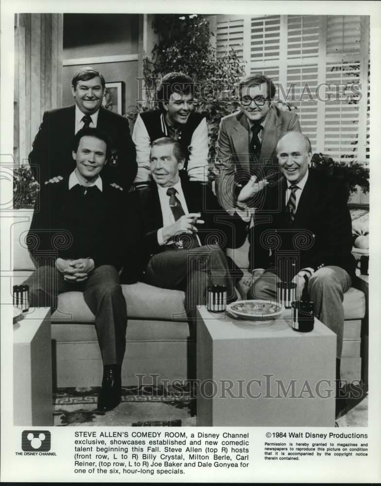 1984 Press Photo Steve Allen & Guests On \
