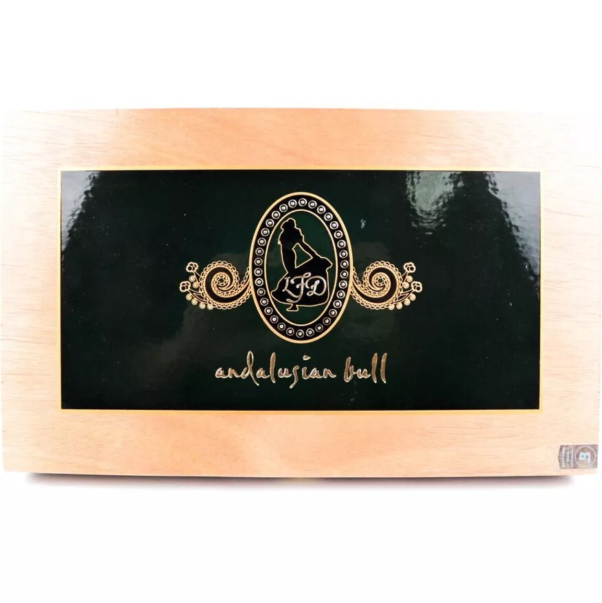 La Flor Dominicana Andalusian Bull Empty Wood Cigar Box 12.5