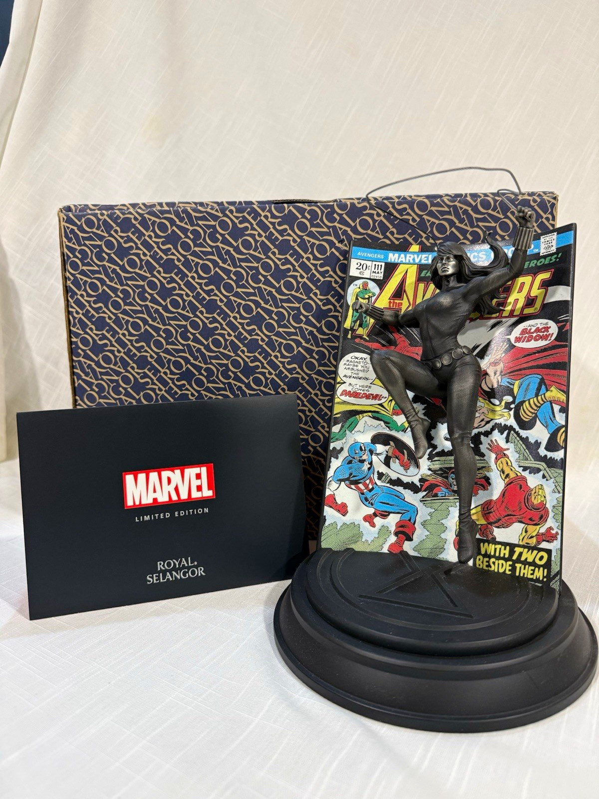 Royal Selangor Black Widow Avengers Vol 1 #111 Pewter Statue LE 304