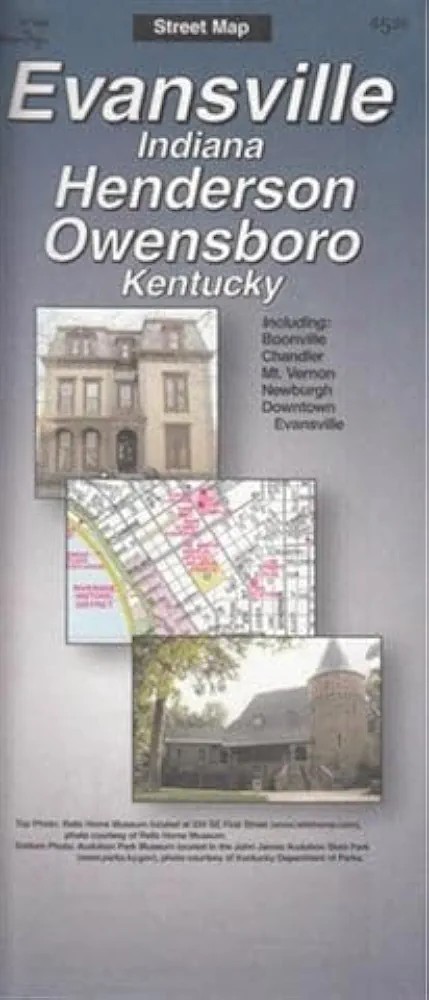 Evansville Indiana Street Map