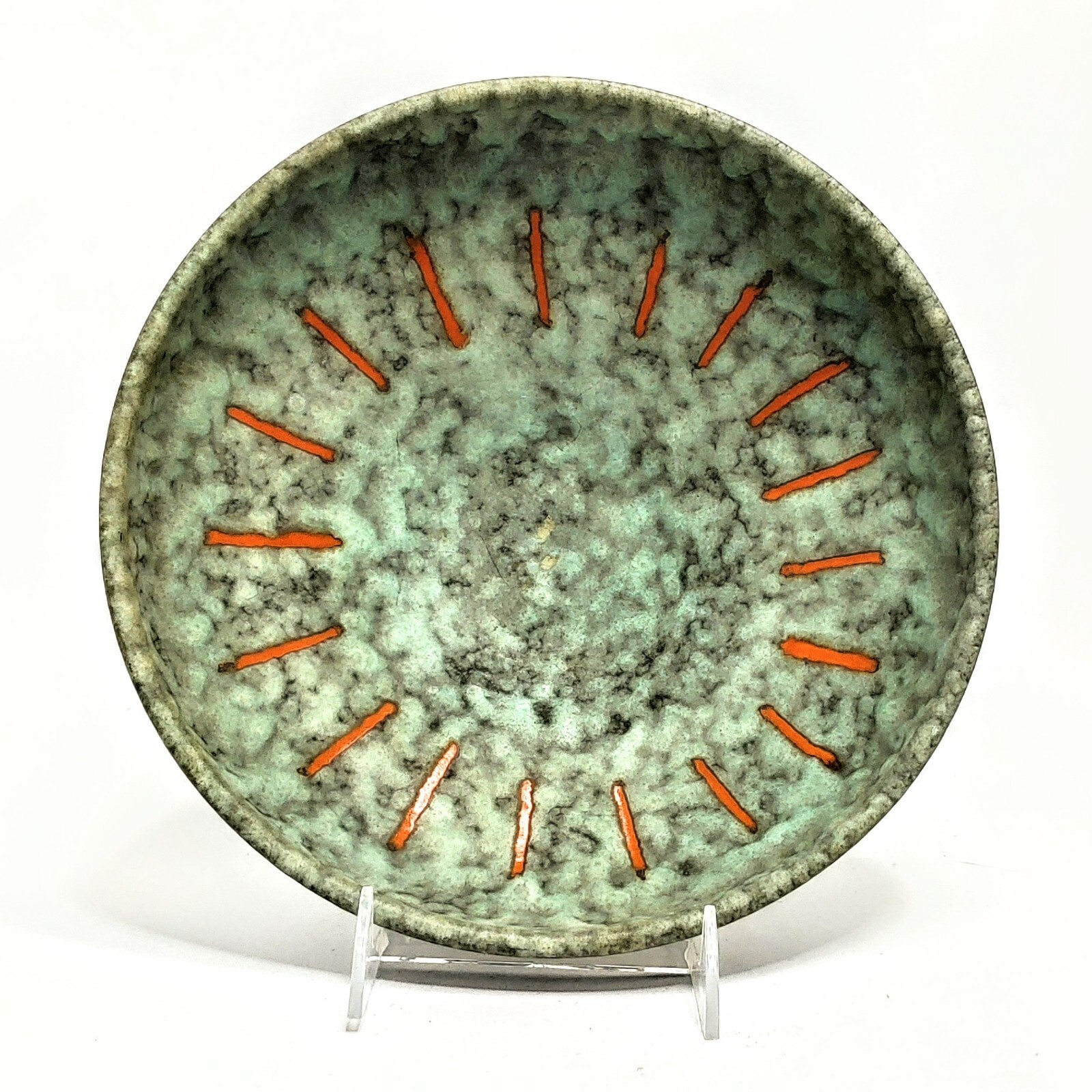 Studio Art Pottery Hand Crafted Vintage Centerpiece Bowl 10 1/4\