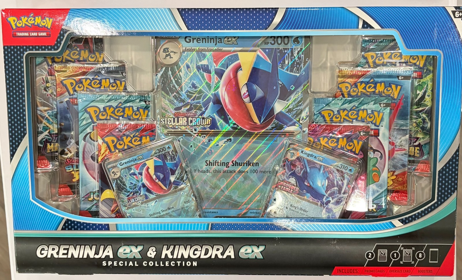 Pokemon Greninja Ex and Kingdra Ex Collection Box - Brand New Sealed 🔥🔥