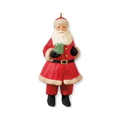2010 Hallmark Santa\'s Busy Season Ornament - Santa Claus - Saint Nicholas