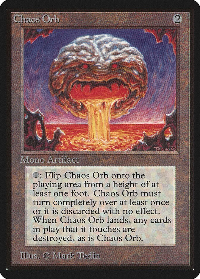 Chaos Orb Limited Edition Beta English · Nonfoil Playtest