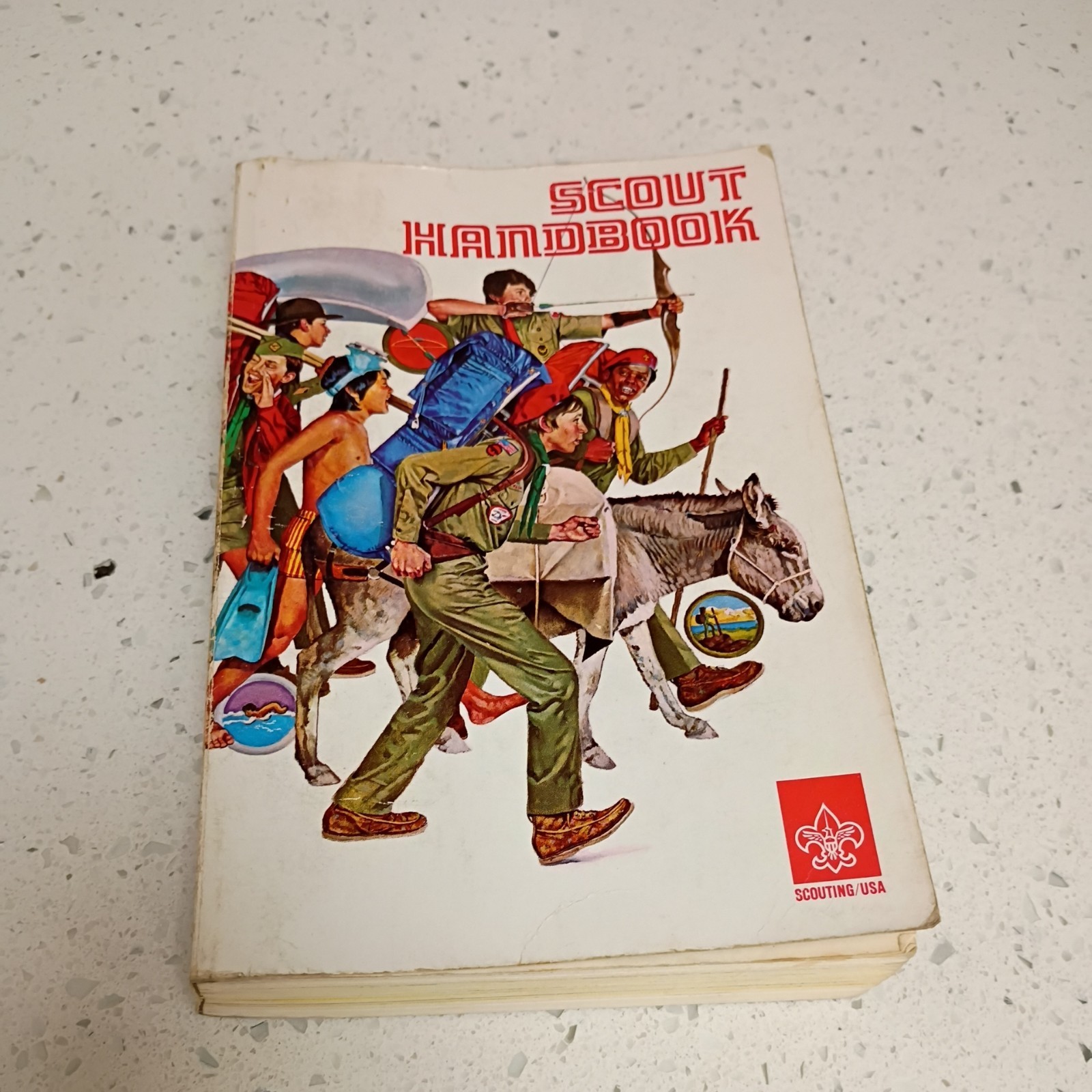 Vintage 1978 Boy Scouts of America Scout Handbook 8th Edition 5th Printing BSA