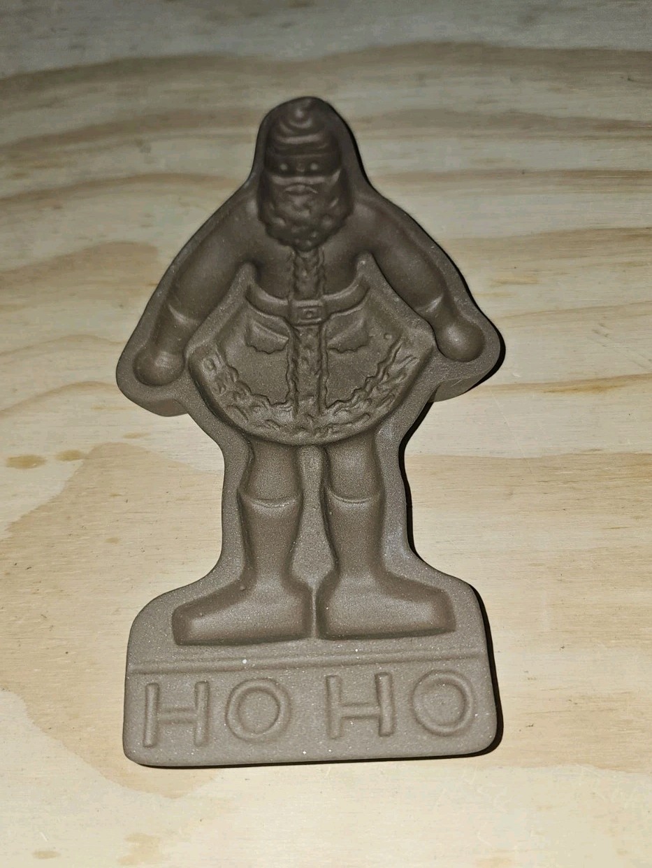 Hartstone Santa Claus Ho Ho Gear For Cookie Mold Vintage Hartstone Santa Claus Ho Ho Gear For Cookie Mold Vintage