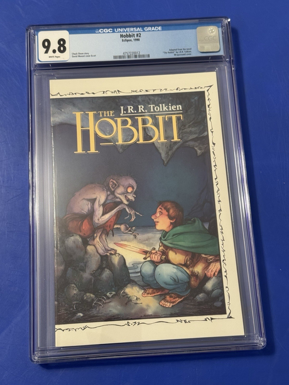 Hobbit #2 CGC 9.8 1st Print 1st Appearance Bilbo Frodo Baggins LOTR COMIC 1989