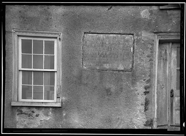 Photo:Historic American Buildings Survey Old Wall Plaque Window Door 1900s