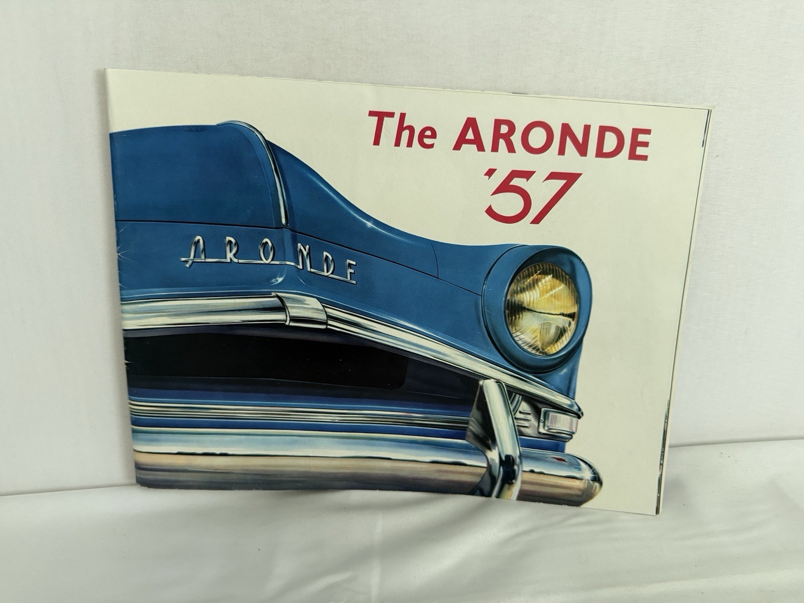 1957 Simca Aronde 1300 Large Brochure Oceane Plein Ciel Elysee Wagon Original 57