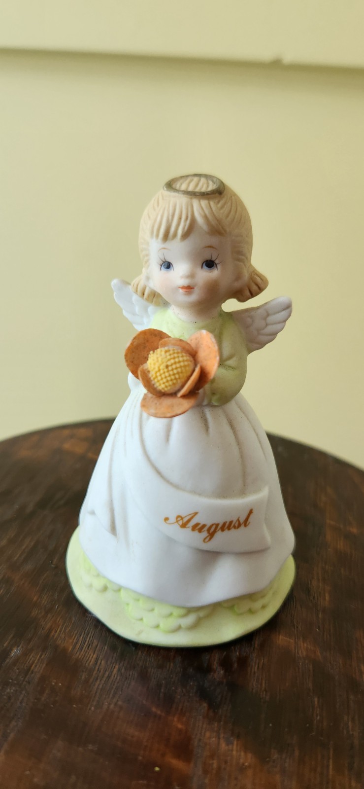 Lefton August Birthday Flower Angel 