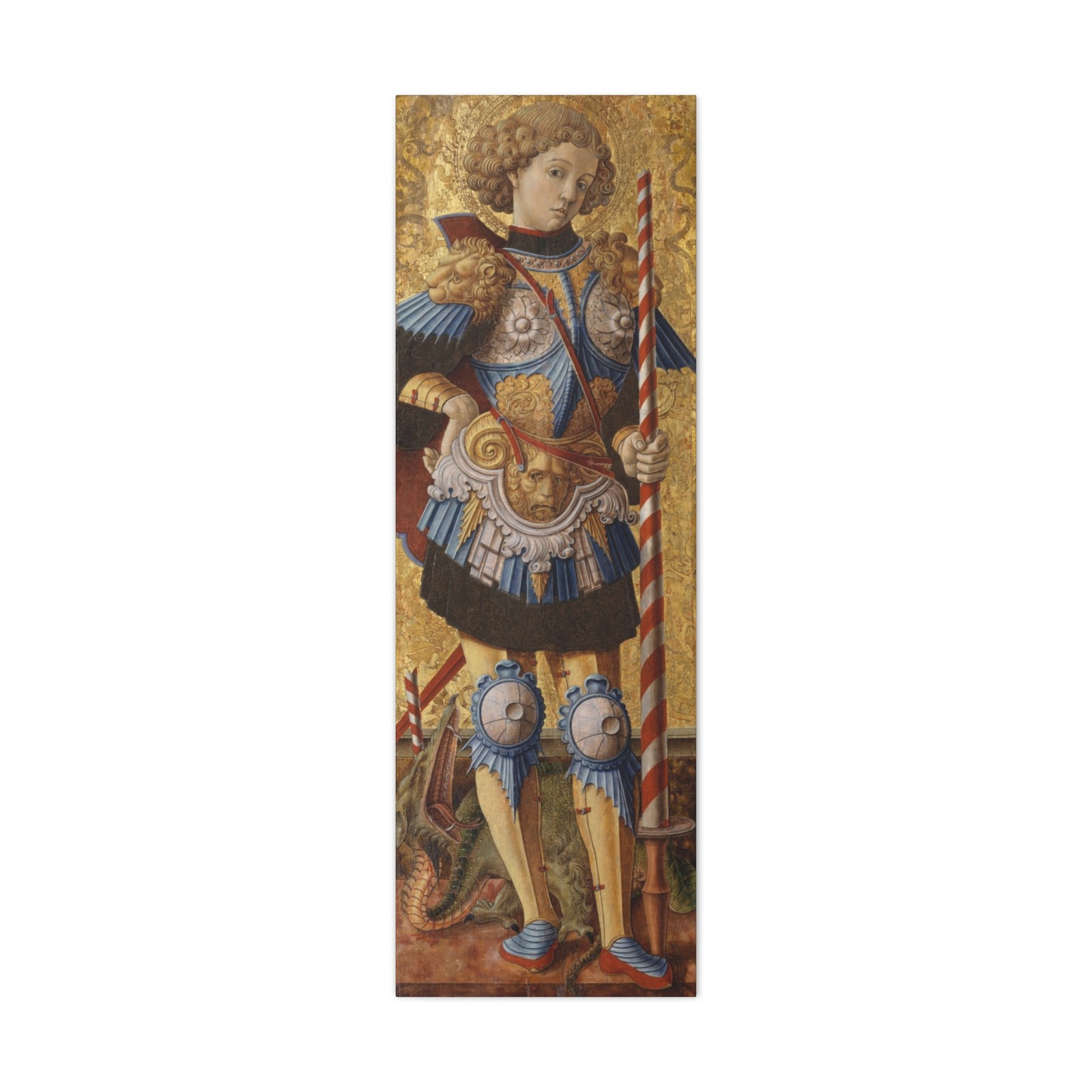 Carlo Crivelli - Saint George - 1472 - Canvas Wall Art