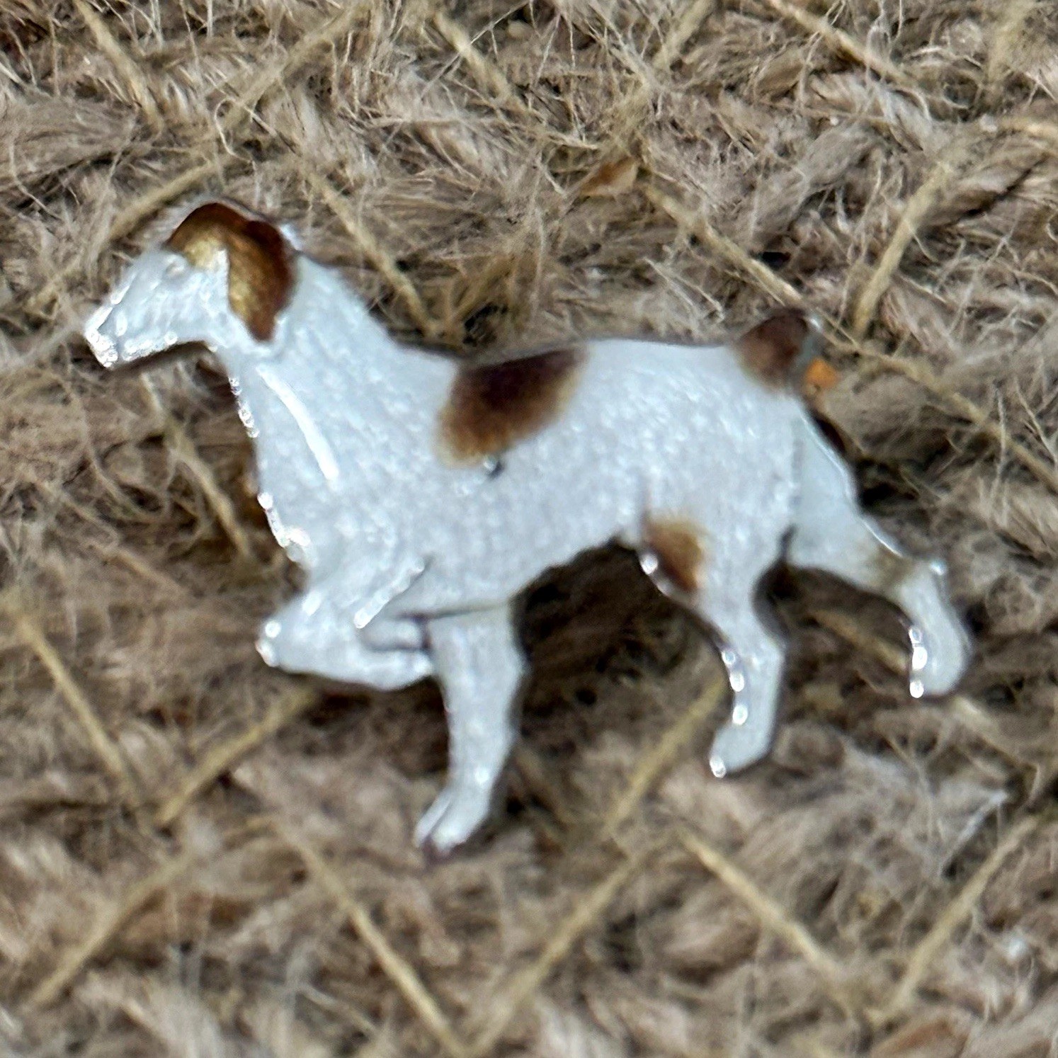 Vintage 1996 Creative Pewter Designs CPD Brittany Spaniel Hunting Dog Pin Brooch Vintage 1996 Creative Pewter Designs CPD Brittany Spaniel Hunting Dog Pin Brooch