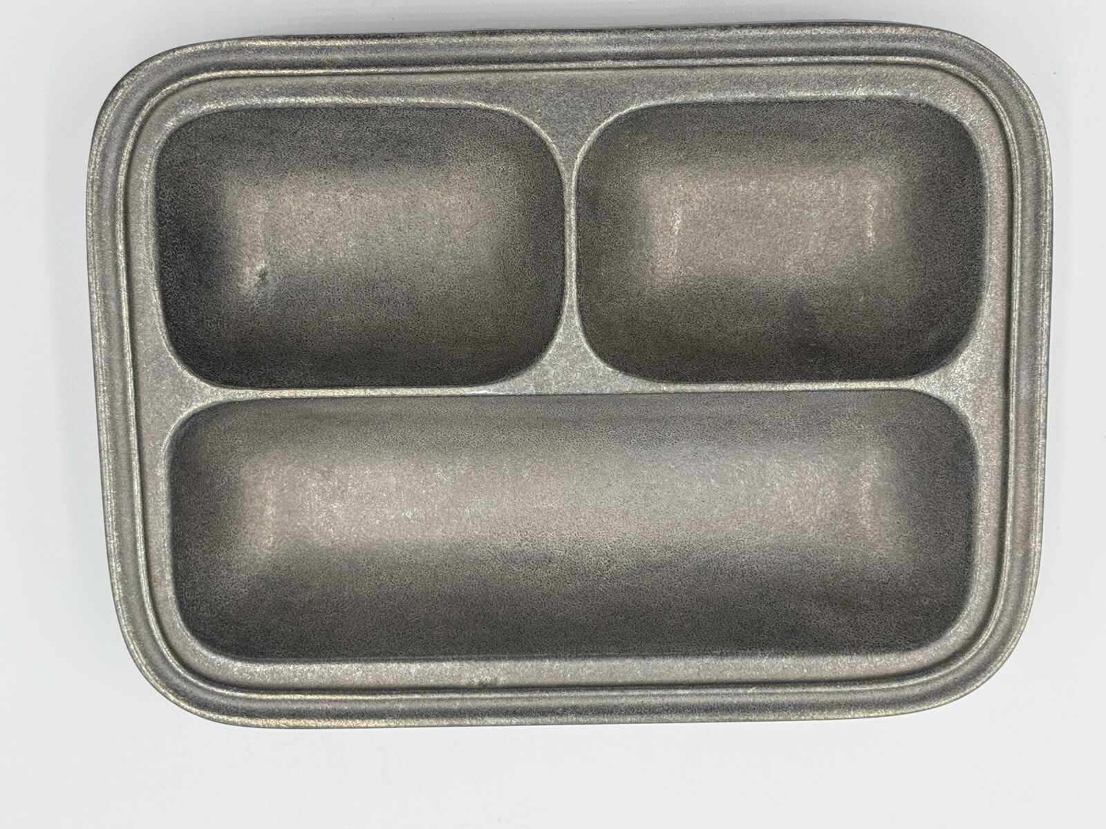Wilton Armetale Pewter Plough Tavern Individual Divided Tray or Serving Dish