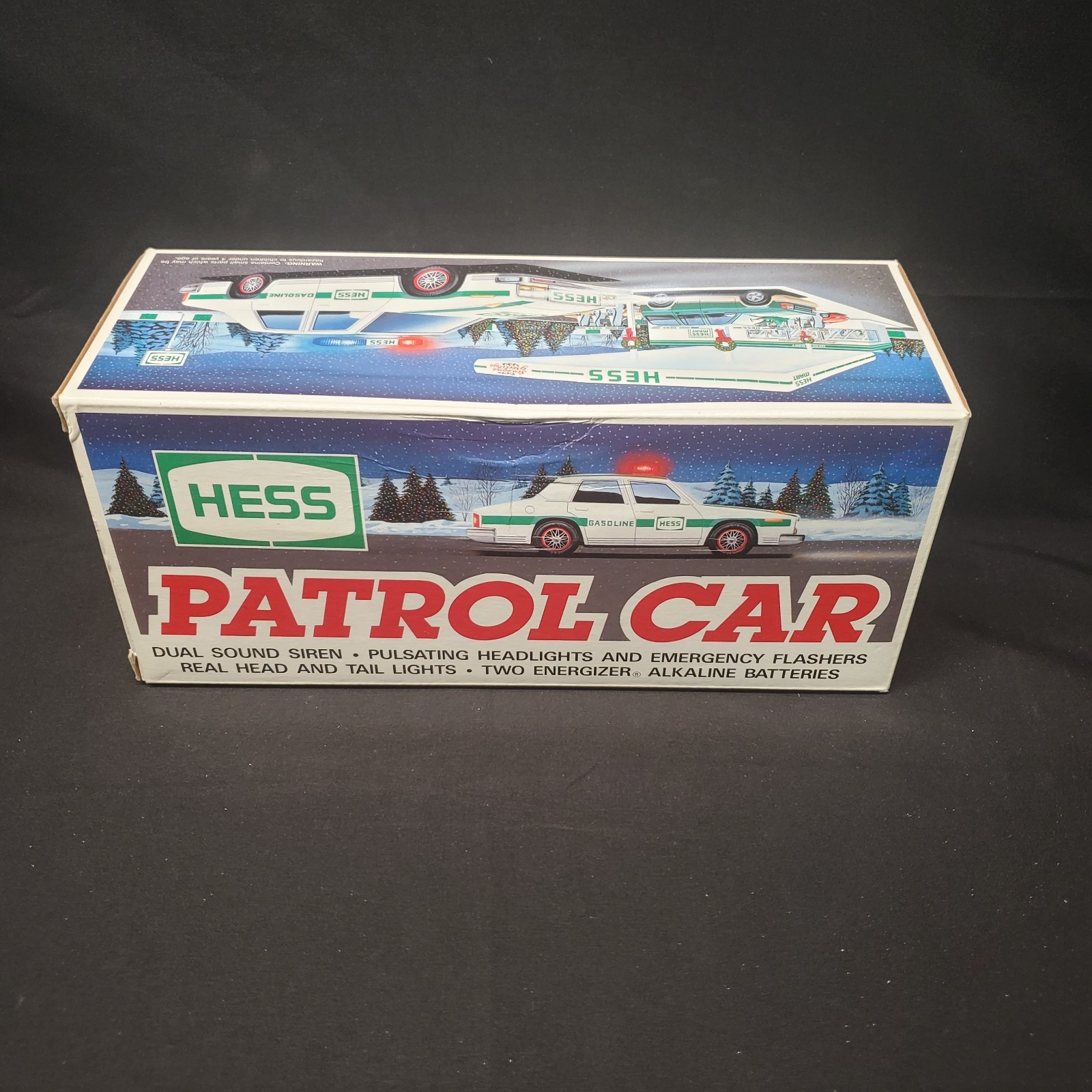Vintage 1993 Hess Patrol Car Toy Police Cruiser New In Box NIB Gas Oil