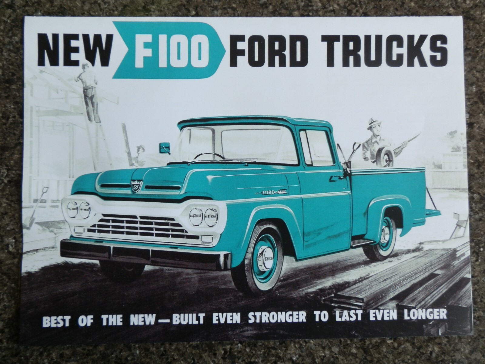 1960 FORD F100 BROCHURE ''RARE RHD AUST VERSION