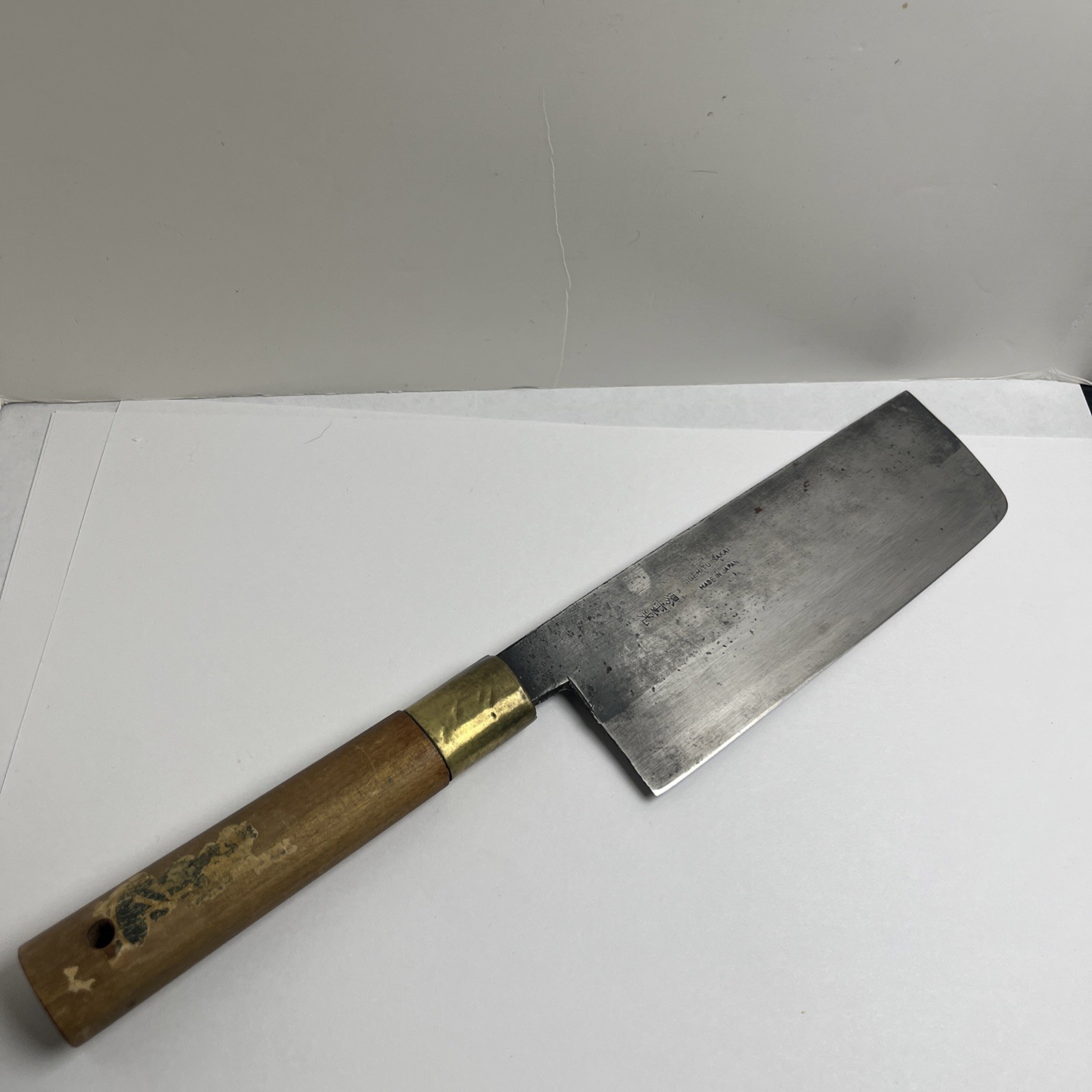 Vintage Sigemitu Sakai Chef Knife Made in Japan 