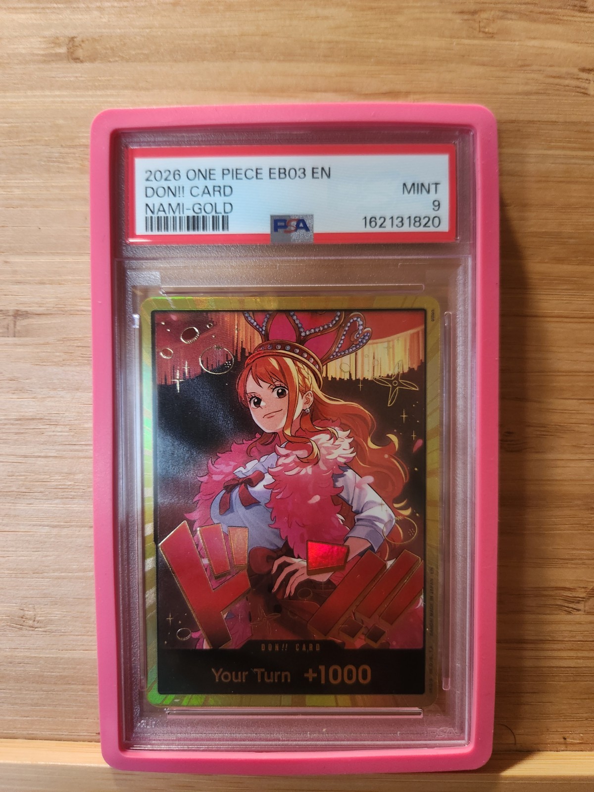 2025 NAMI-GOLD DON CARD PSA 9 not psa 10 2025 NAMI-GOLD DON CARD PSA 9 not psa 10