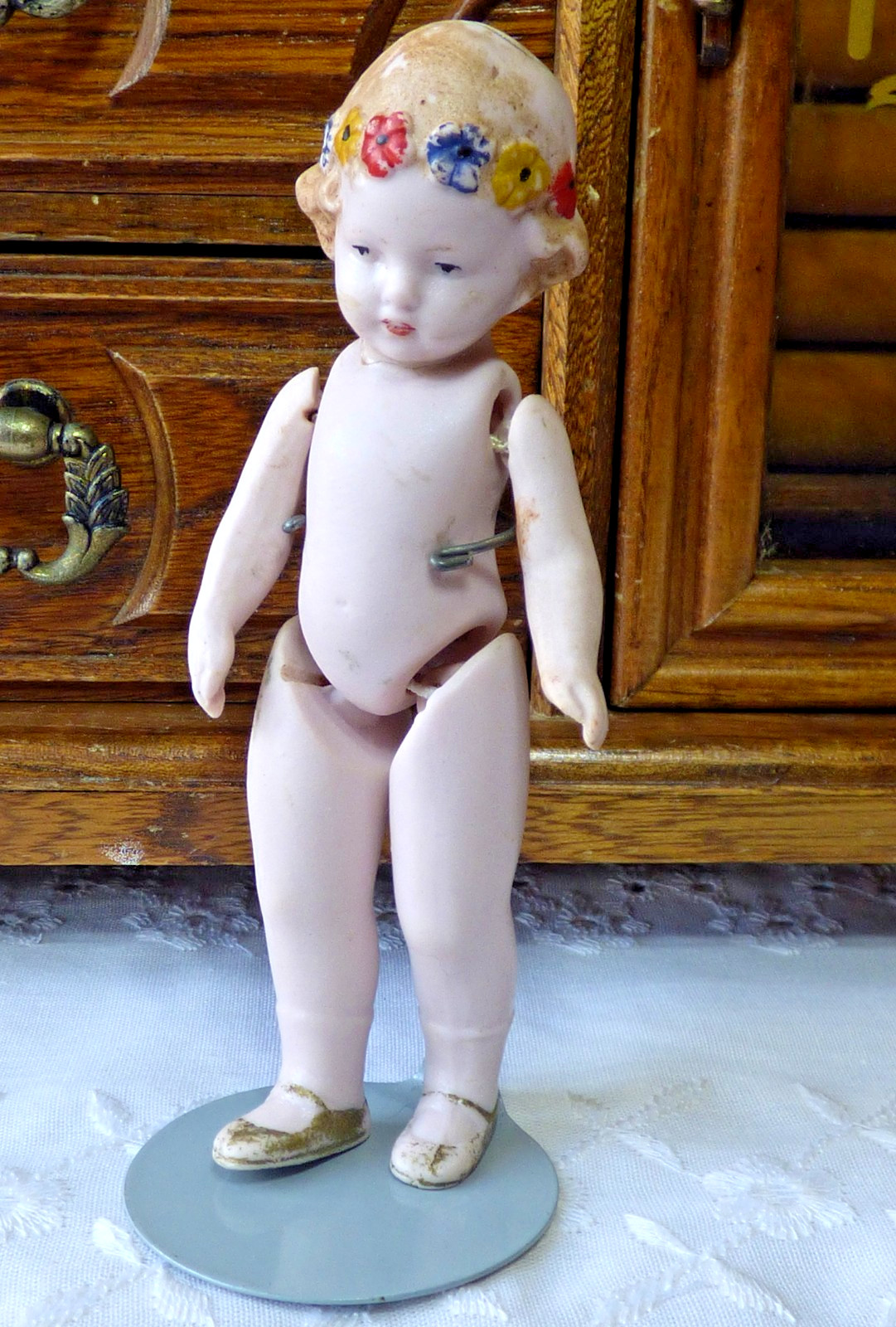 Vintage Antique Bisque Ceramic 4.5 Vintage Antique Bisque Ceramic 4.5