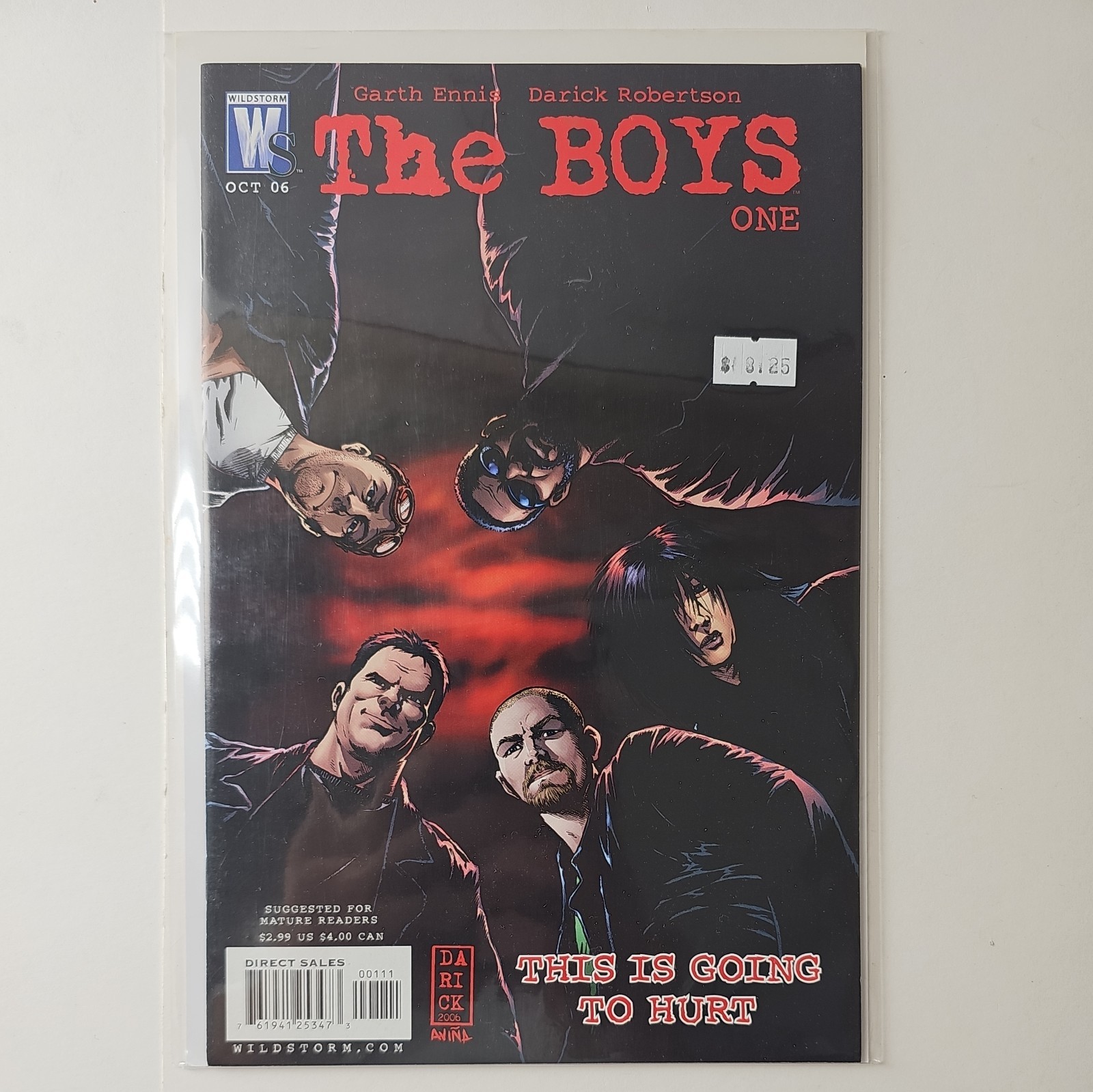 THE BOYS #1 & #2 1ST PRINTING 1ST APP THE BOYS LOT OF 2 WILDSTORM 2006 Robertson THE BOYS #1 & #2 1ST PRINTING 1ST APP THE BOYS LOT OF 2 WILDSTORM 2006 Robertson