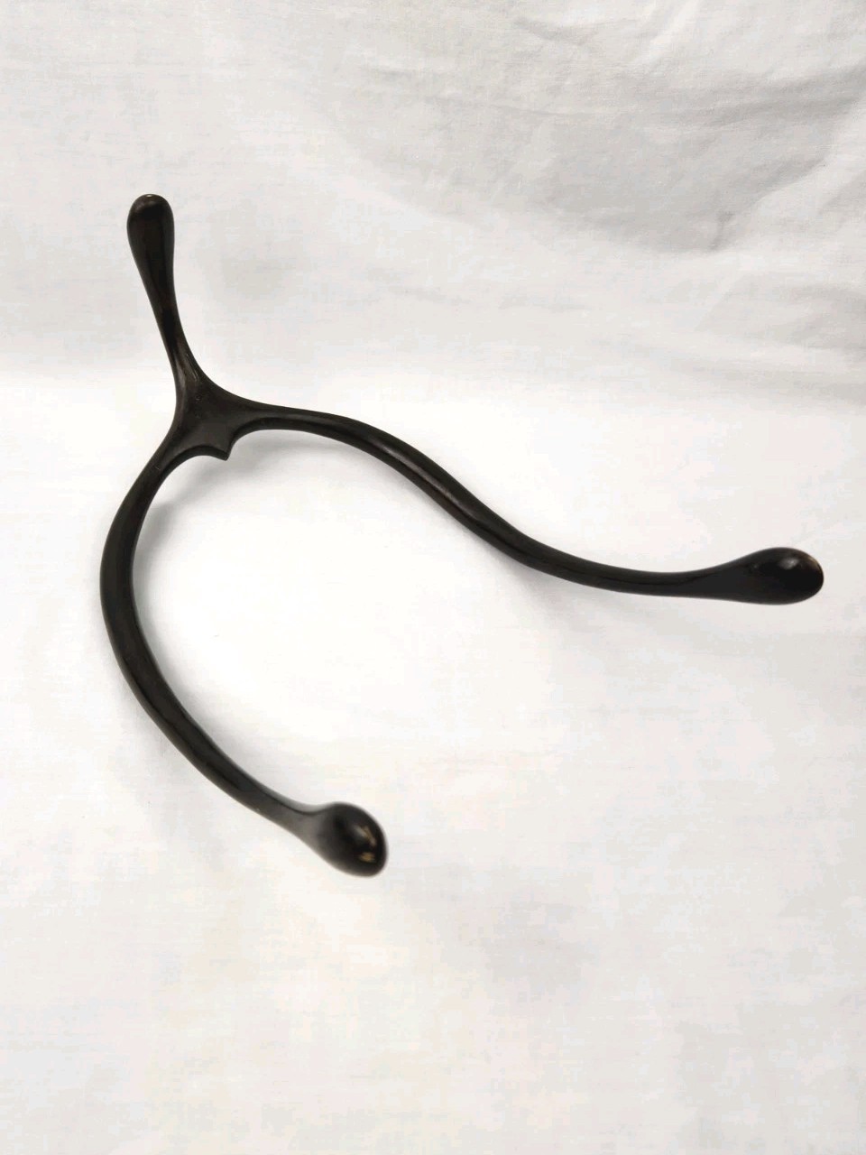 Modernist Bronze Wishbone Sculpture 12.5\