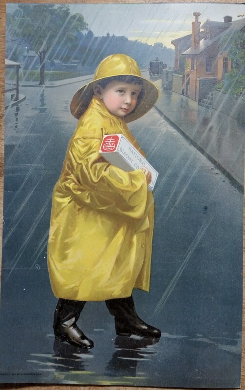 1901 National Biscuit Company McClure's Magazine Adv Chromo Litho