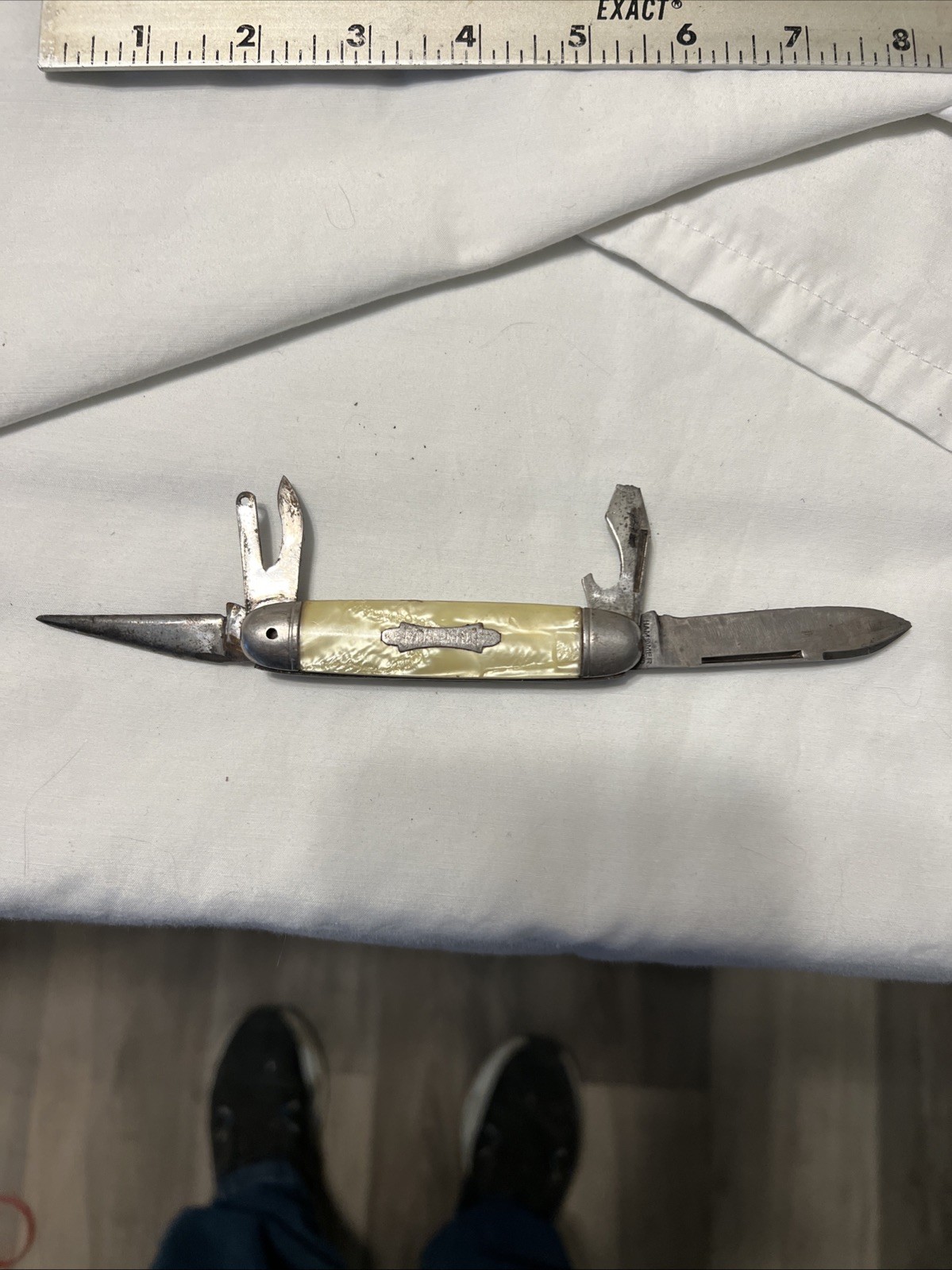 Vintage Hammer Brand 4 Blade Knife. Vintage Hammer Brand 4 Blade Knife.