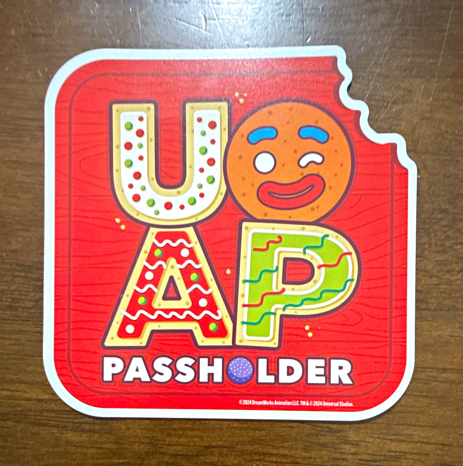 Universal Studios UOAP Passholder Gingerbread Magnet Shrek