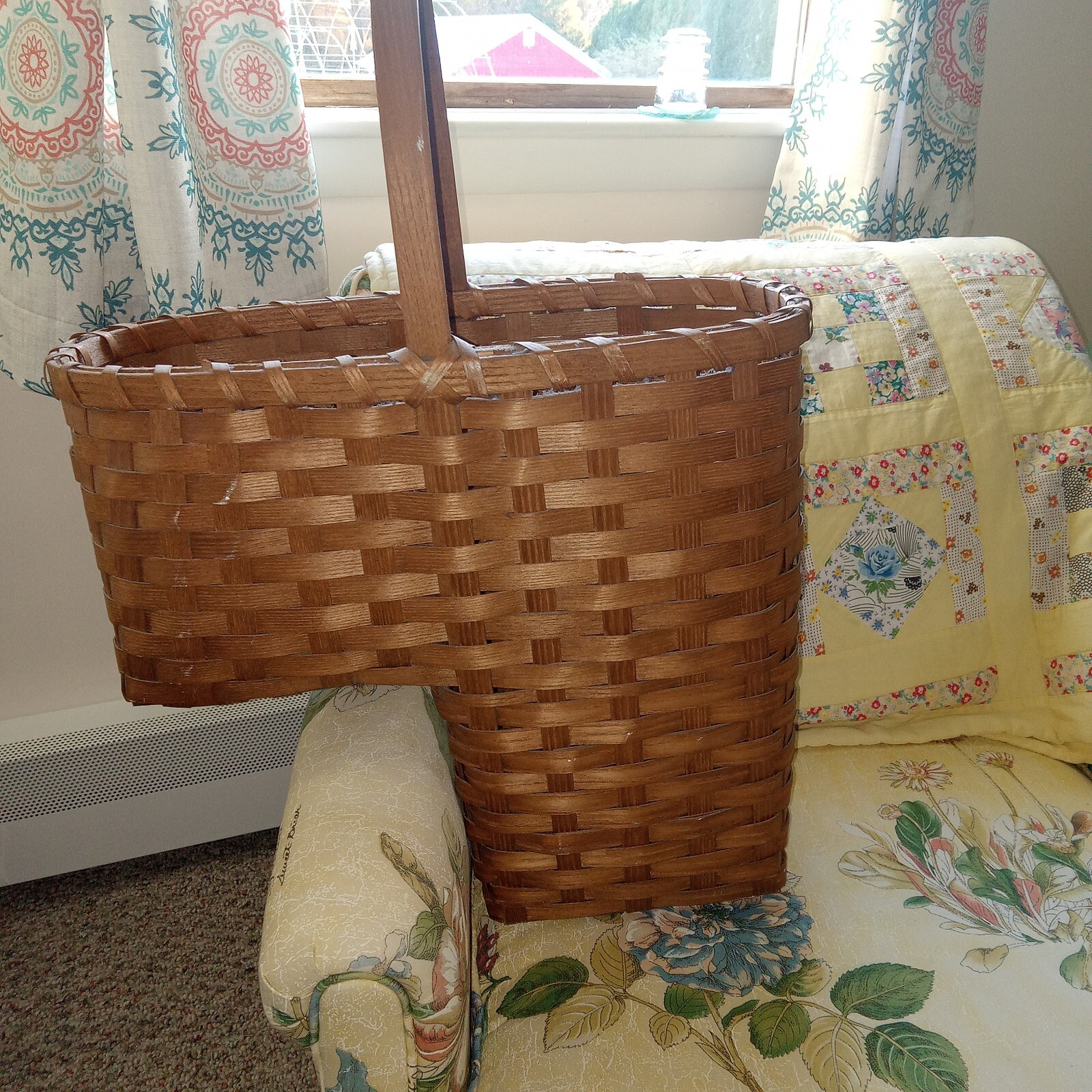 Vintage Basketville Stair Step-basket Rustic Country Cabin