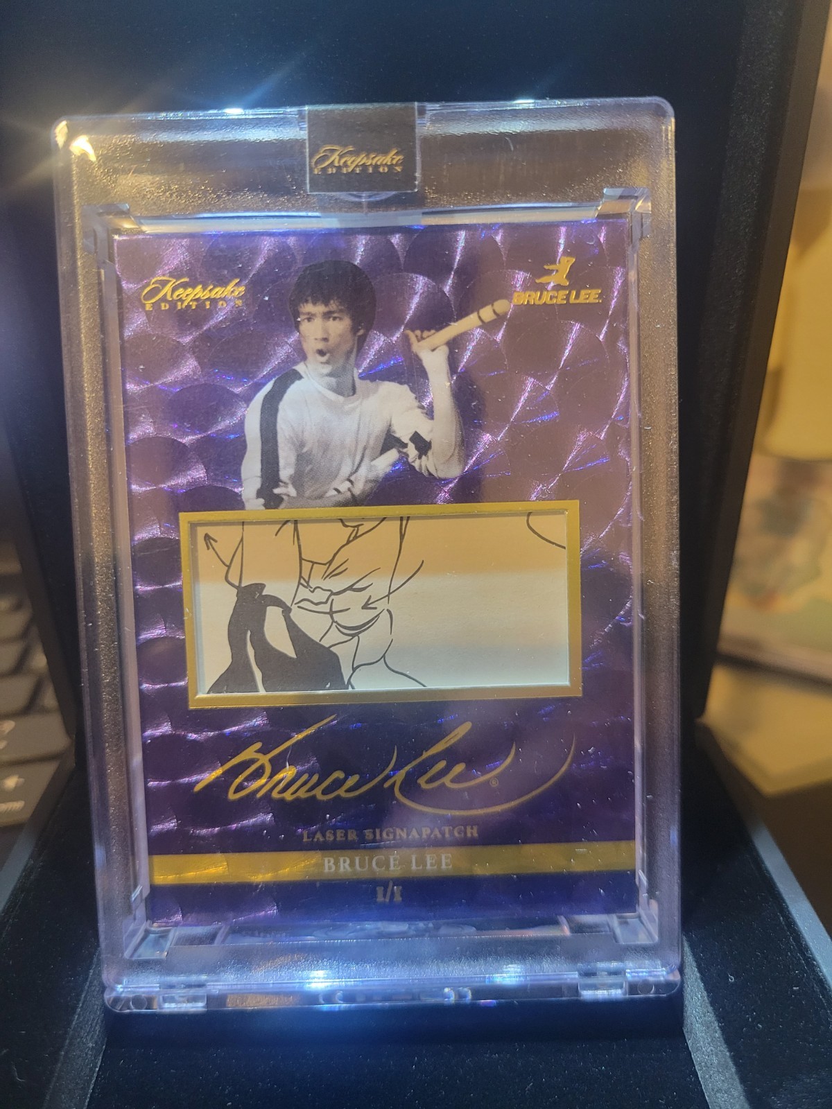 2024 Keepsake Bruce Lee 50th Ann. Kaleidoscope Edition BLUE 1/1