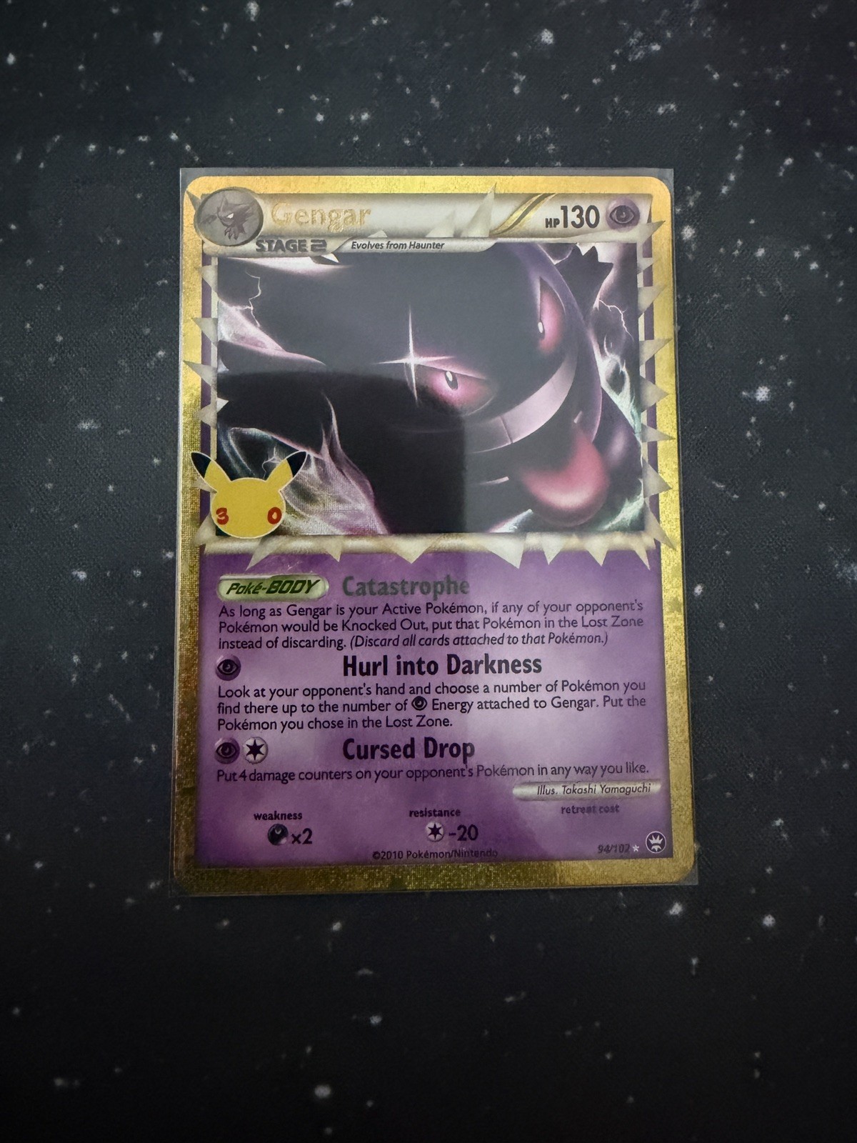 Gengar Prime 94/102 2026 Pokémon 30th Anniversary Classic Collection MINT