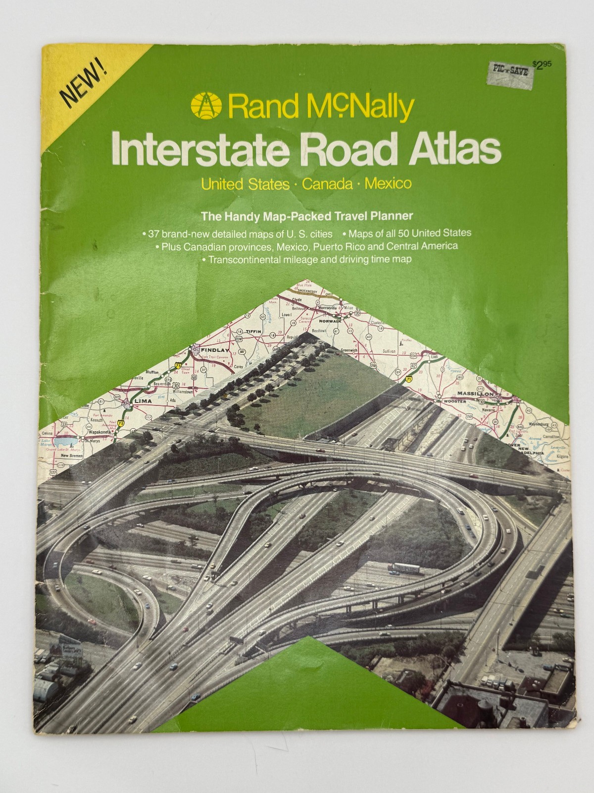 1983 Rand McNally Interstate Road Atlas: USA Canada Mexico Puerto Rico Cent Amer