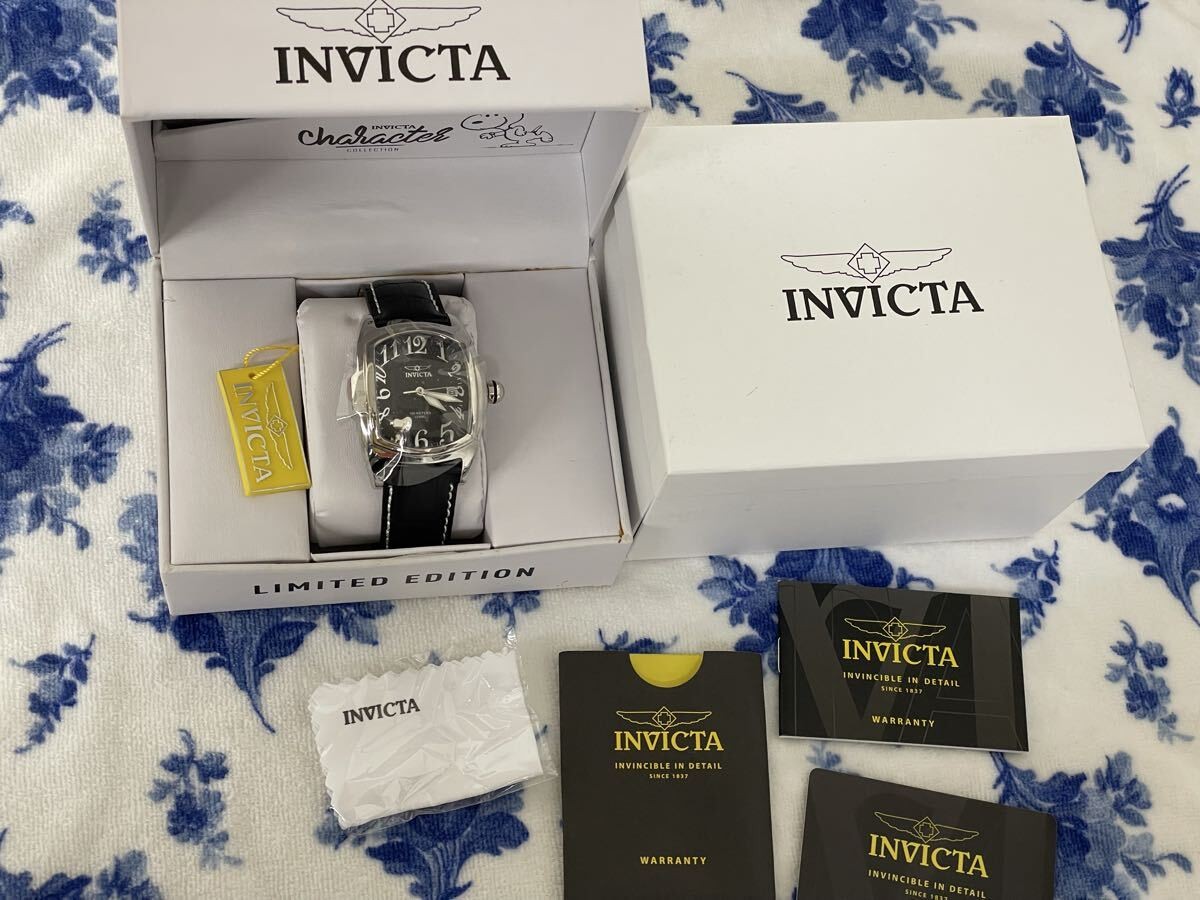 Unused item Invicta INVICTA Snoopy Black dial Black Limited to 3000 pieces