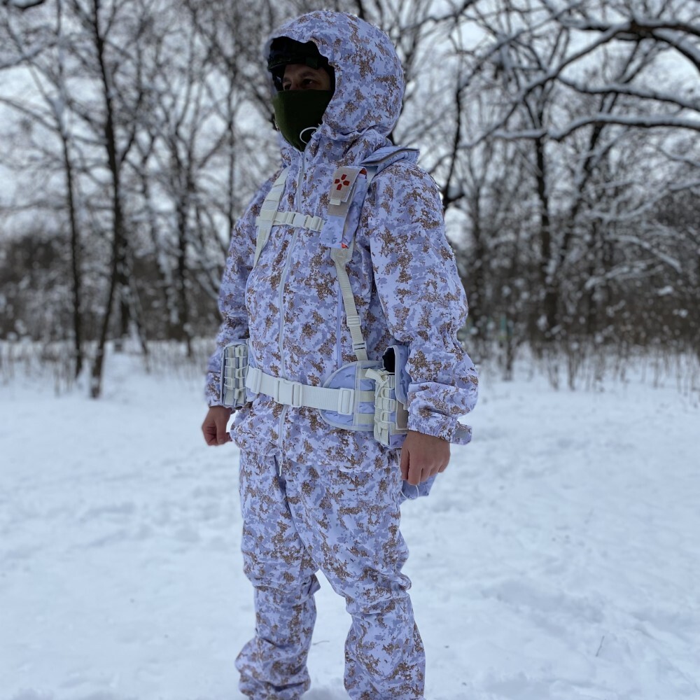 Winter Camo Suit PenCott Snowdrift Snow Camouflage Tactical Suit Waterproof UA