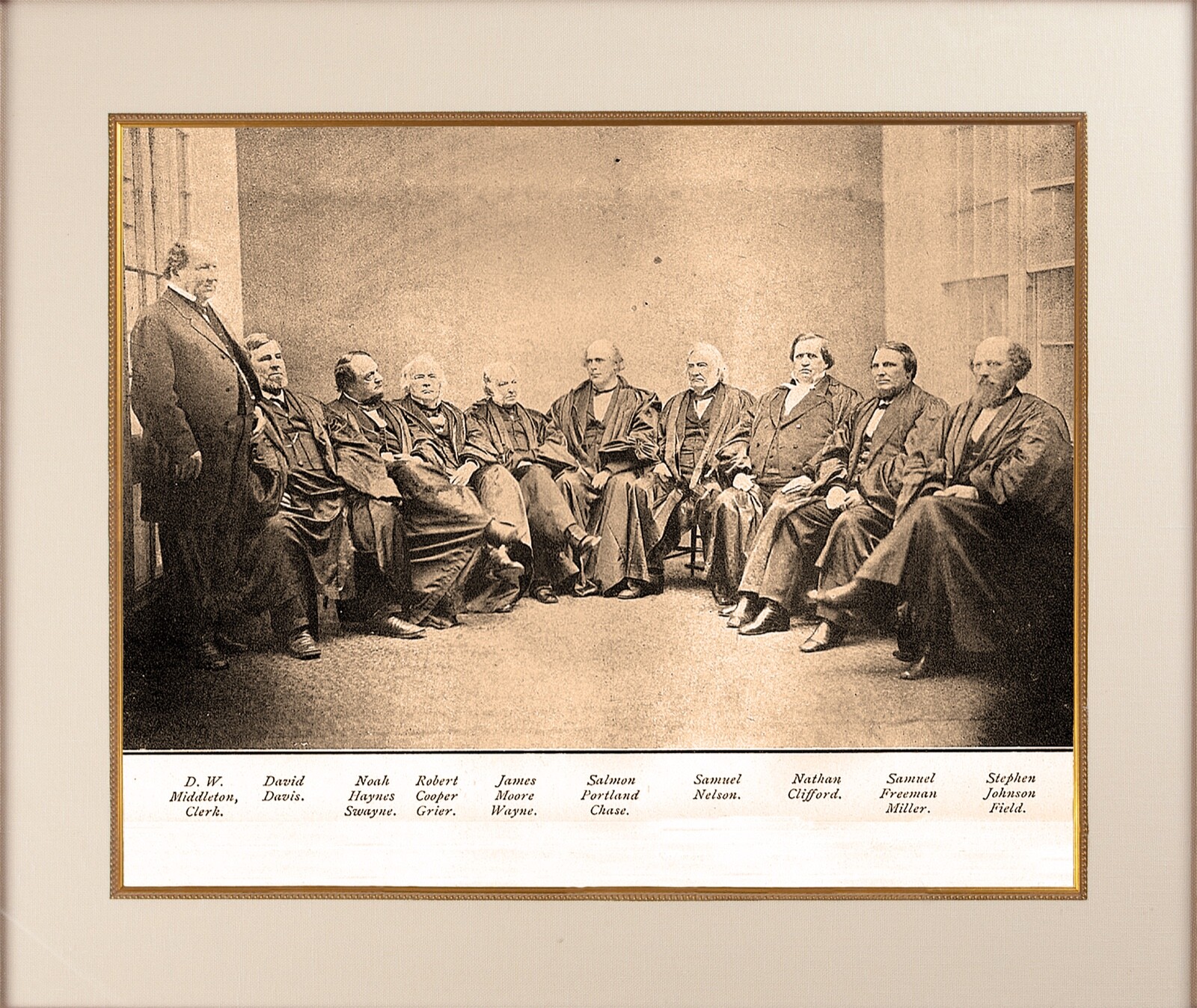 COPY Supreme Court Group-Chief Salmon Portland Chase 1864-1873 COPY Supreme Court Group-Chief Salmon Portland Chase 1864-1873