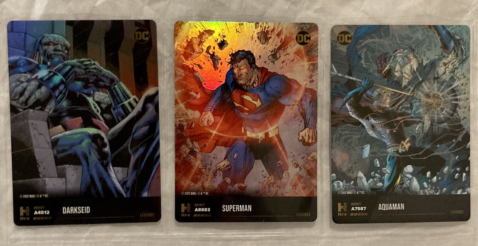 2022 HRO Chapter 1 The Batman Legendary - Card lot (3) - Physical only