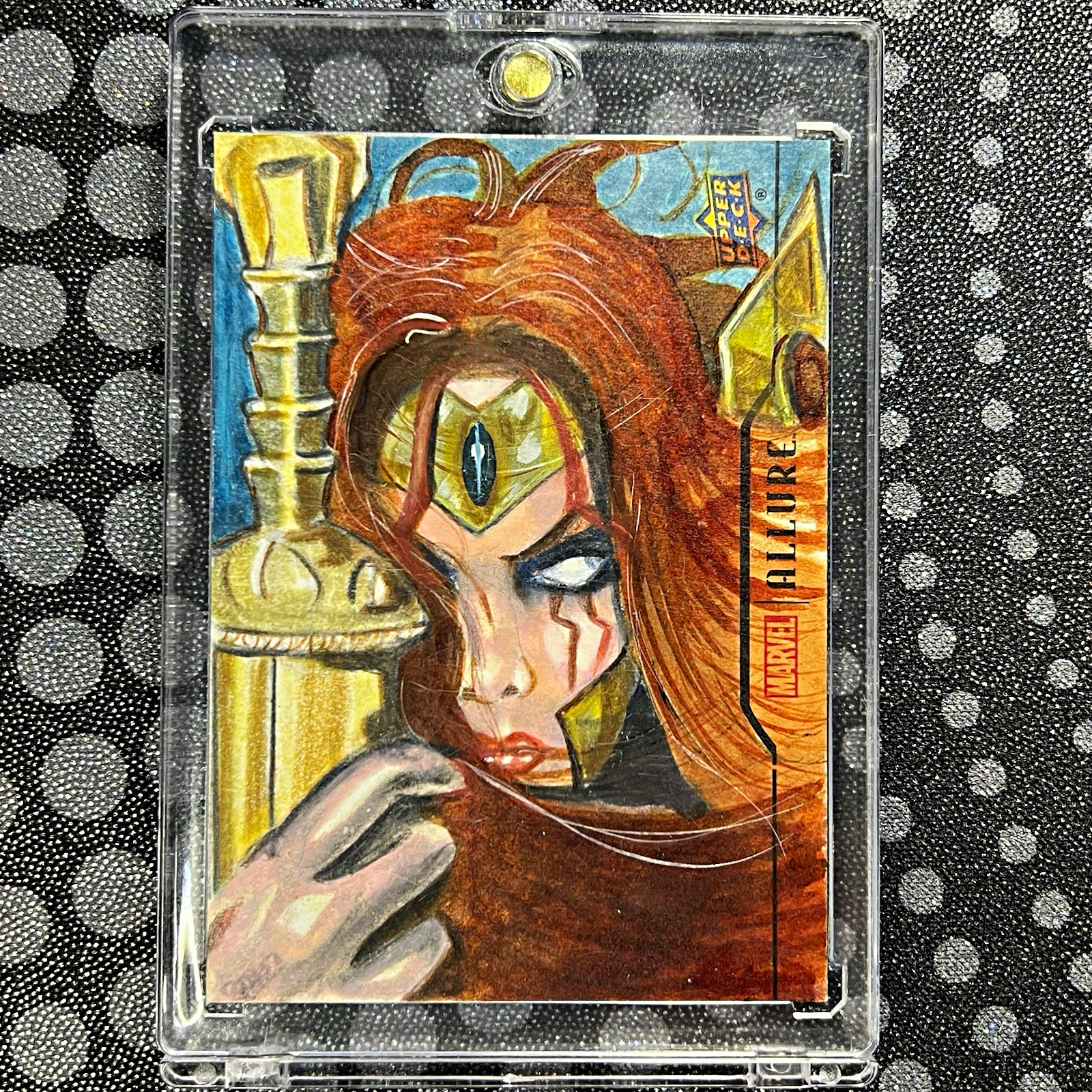 Upper Deck 2021 Marvel Allure Angela Sketch Insert SKT Card Marcia Dye 1/1