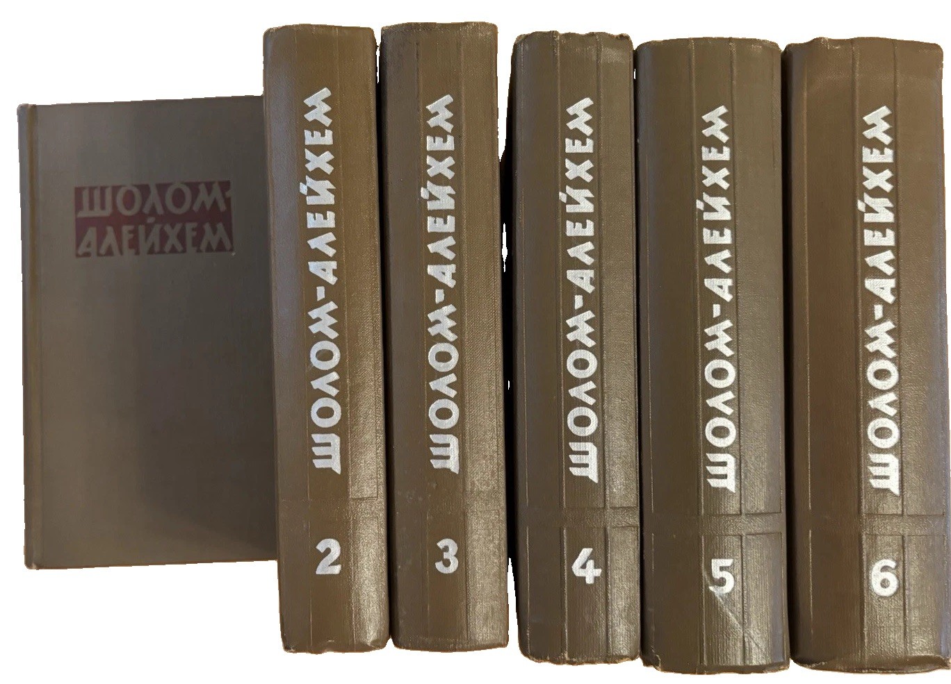 Collected works by the classic Yiddish writer Sholem Aleichem (IN RUSSIAN) 6 VOL