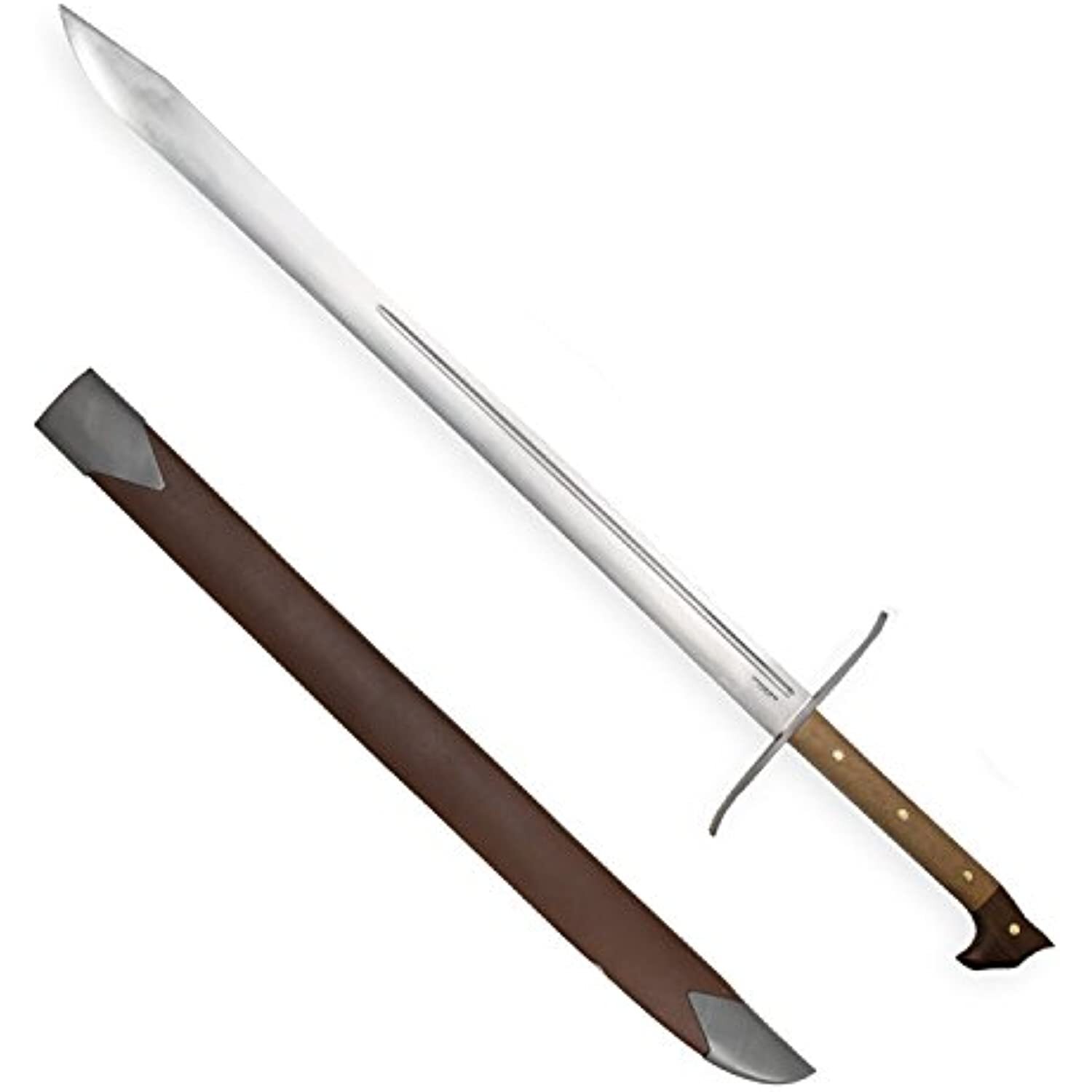 Condor Tool & Knife, Grosse Messer Sword, 32 in Blade, Hickory & Walnut Handle, Condor Tool & Knife, Grosse Messer Sword, 32 in Blade, Hickory & Walnut Handle,