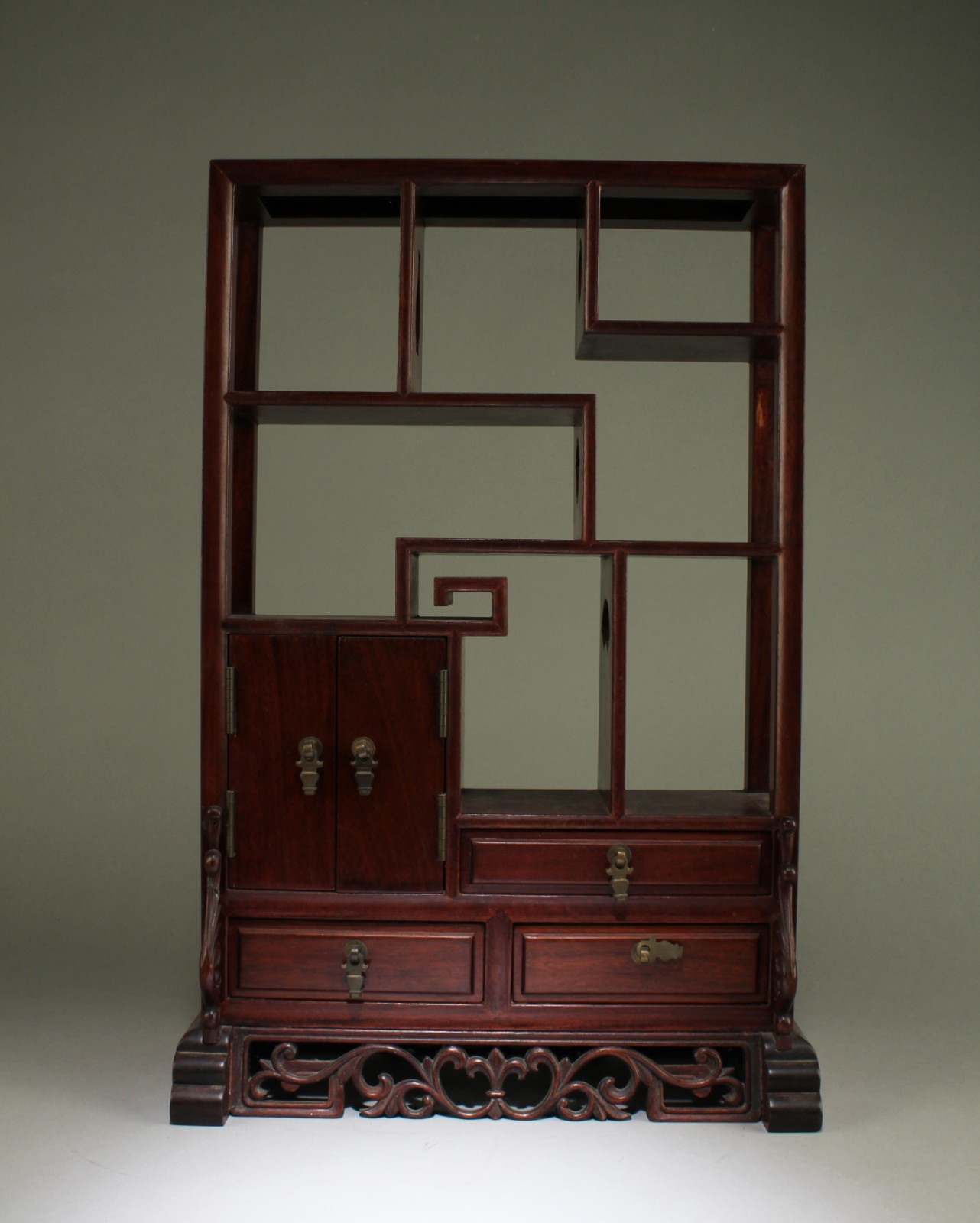 A Wooden Display Shelf