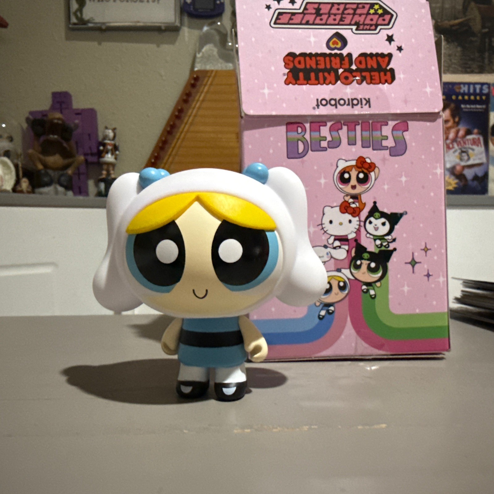 Kidrobot Hello Kitty x Powerpuff Girls Super Cute Mini Vinyl CINNAMOROLL BUBBLES