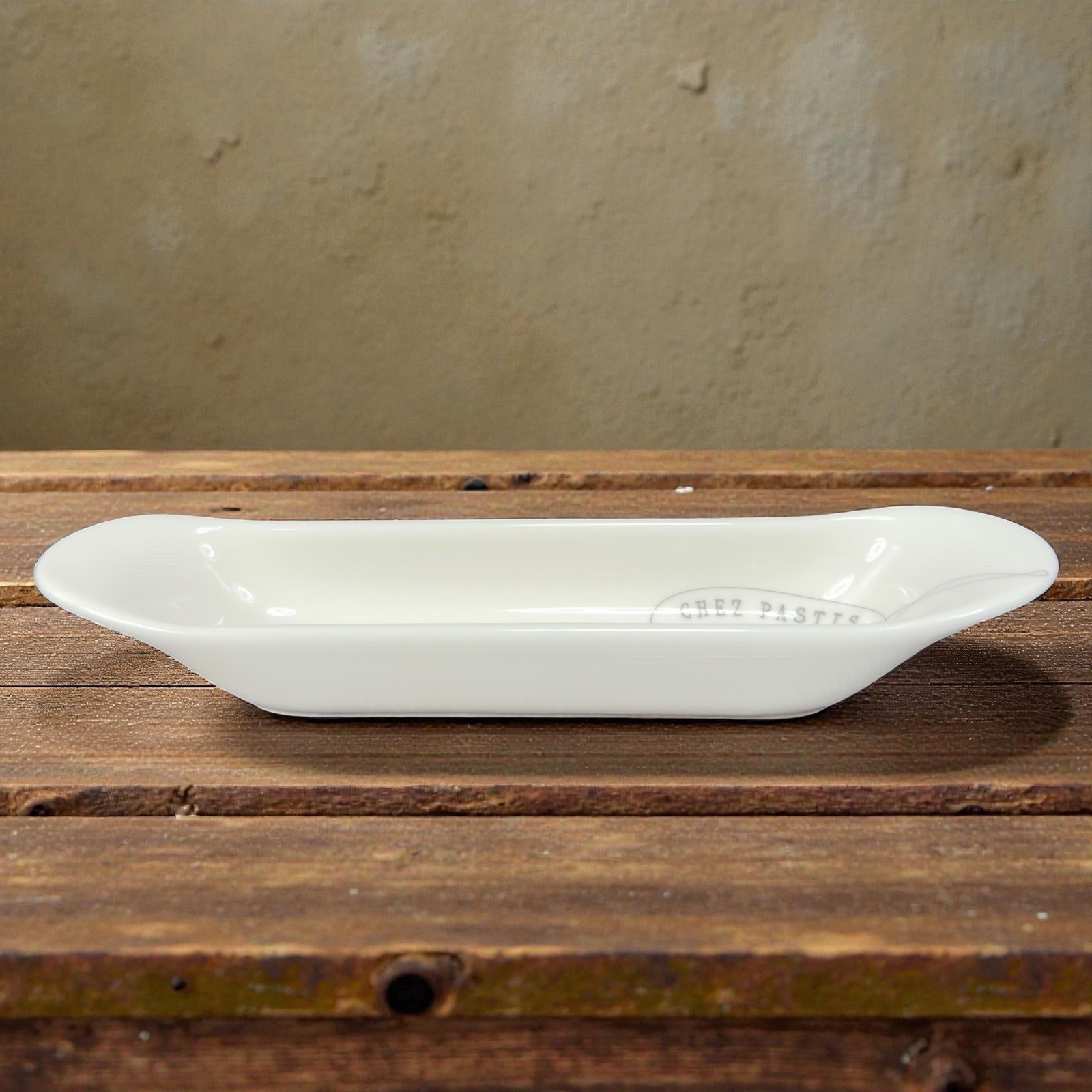 Revol France Porcelain White Olive Dish Long Dish Container Sisson Imports Dish Revol France Porcelain White Olive Dish Long Dish Container Sisson Imports Dish